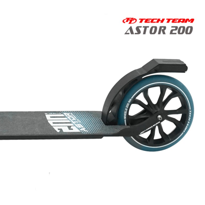 Двухколёсный самокат Tech Team Astor 200 мм 2020 Чёрно-синий