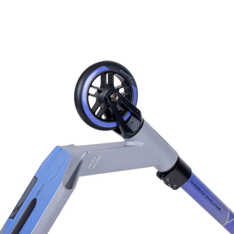 Трюковой самокат Tech Team DUKER 2.0 Evolution Серо-фиолетовый